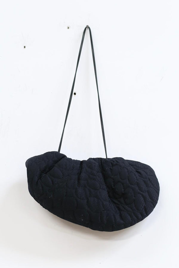 RUI Silk Quilted Cashew Bag RAW22AC07 Onyx Black